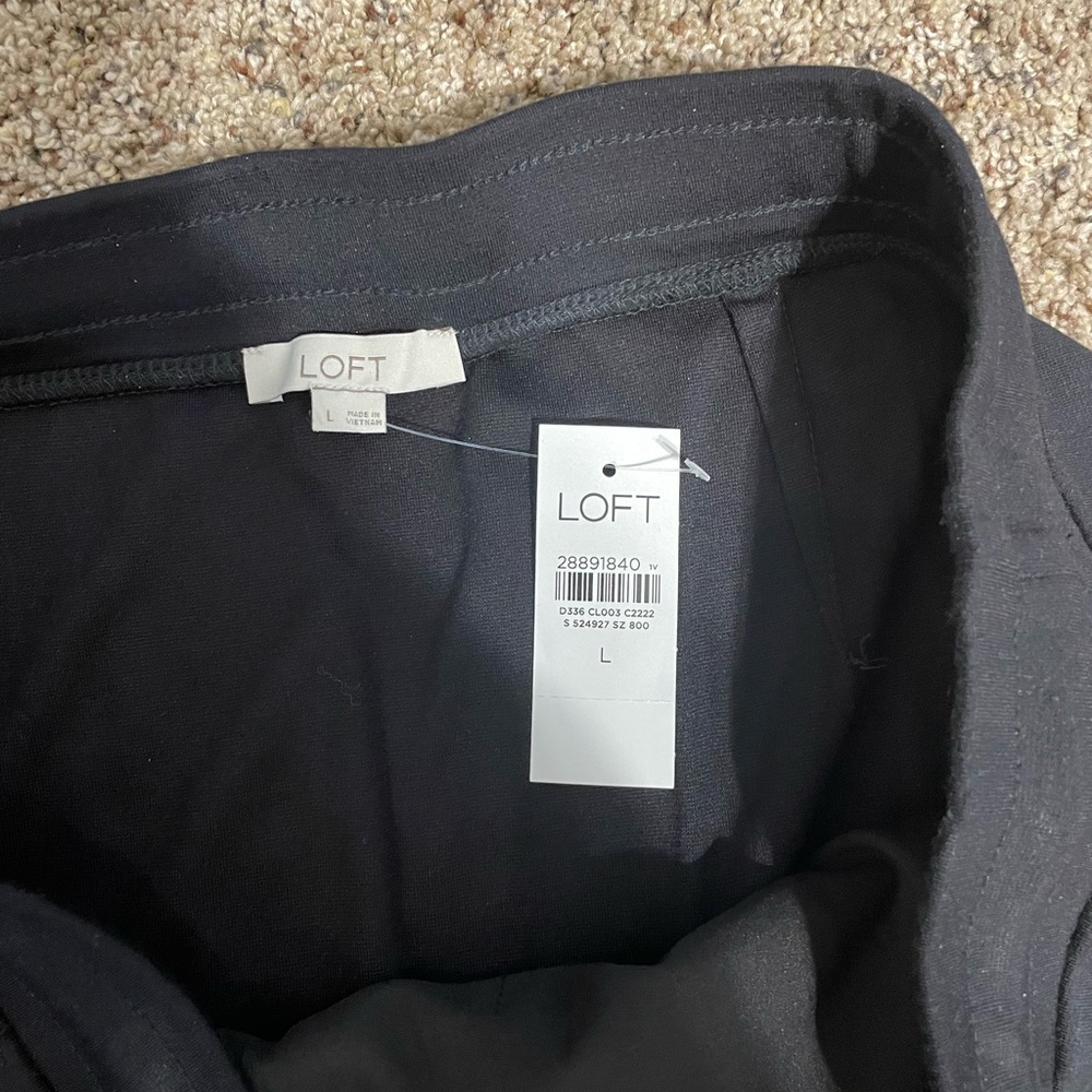 Brand new -Loft soft black skirt